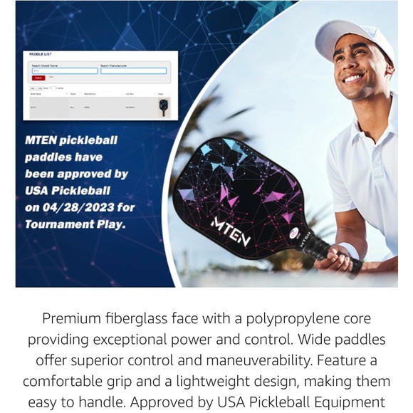 🏓 MTN pickleball paddle - Picture 8 of 10